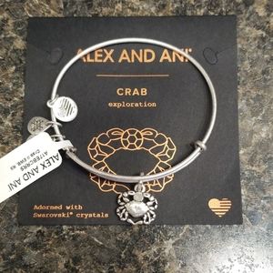 ALEX AND ANI Crab bracelet. NWT. Silver